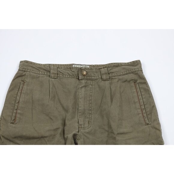 Vintage 90s Streetwear Mens 34x34 Faded Pleated Military Surplus Cargo Pants - Picture 2 of 12